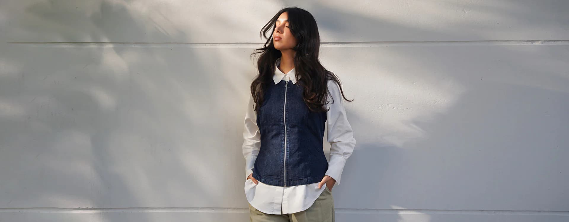 Rust Half-Button Summer Shirt
